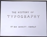 Ontwikkeling typografie