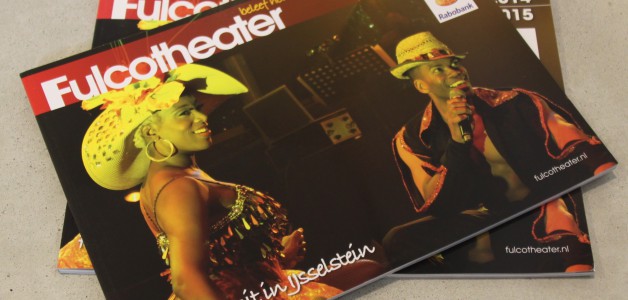 Glossy magazine theatergids gedrukt